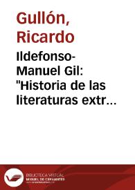 Ildefonso-Manuel Gil: 