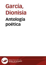 Antología poética