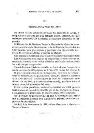 Historia de la villa de Aledo