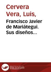 Francisco Javier de Mariátegui. Sus diseños acuarelados del Puente Medieval de Lerma y otros trabajos