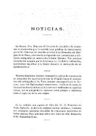 Noticias. Boletín de la Real Academia de la Historia, tomo 34 (febrero 1899). Cuaderno II