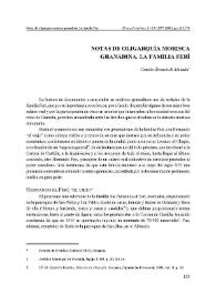 Notas de oligarquía morisca granadina. La familia Ferí