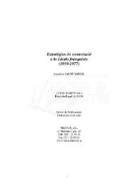 Estratègies de contestació a la Lleida franquista : (1939-1977)