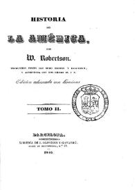 Historia de la América. Tomo II