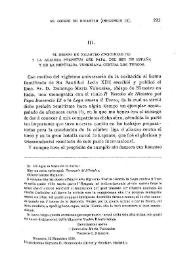 El Obispo de Nicastro (Inocencio IX) y la alianza perpetua del Papa, del Rey de España y de la República veneciana contra los turcos