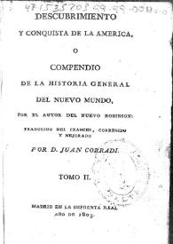 Descubrimiento y conquista de la América o Compendio de la historia general del Nuevo Mundo. Tomo II