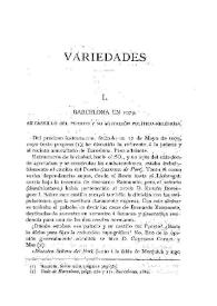 Barcelona en 1079. Su castillo del puerto y su agitación político-religiosa