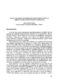 Doce viajeros románticos franceses ante la irreductible hispanidad idiomática