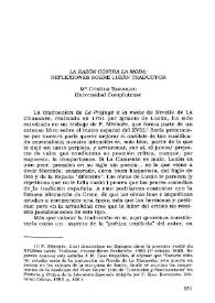 La razón contra la moda: reflexiones sobre Luzán traductor