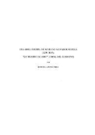 Una obra inédita de Mariano Salvador Maella (1739-1819): 