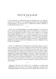 Noticias. Boletín de la Real Academia de la Historia, tomo 48 (enero 1906). Cuaderno I