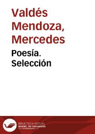 Poesía. Selección