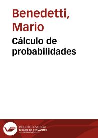 Cálculo de probabilidades