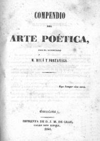 Compendio de arte poética