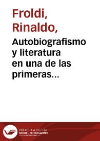 Autobiografismo y literatura en una de las primeras comedias de Lope : el tema de La Dorotea y Las Ferias de Madrid