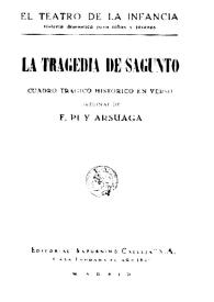 La tragedia de Sagunto : cuadro trágico histórico en verso