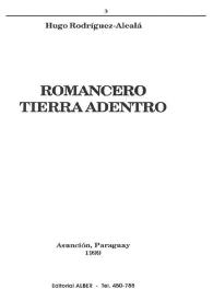 Romancero. Tierra adentro