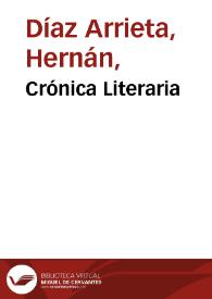 Crónica Literaria