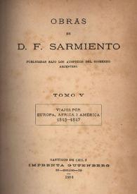 Viajes en Europa, África i América : 1845-1847