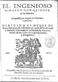 El ingenioso hidalgo Don Quixote de la Mancha