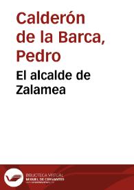 El alcalde de Zalamea