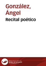 Recital poético