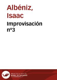 Improvisación nº3