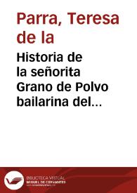 Historia de la señorita Grano de Polvo bailarina del Sol