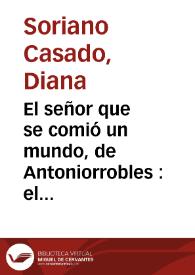 El señor que se comió un mundo, de Antoniorrobles : el absurdo y la fantasía en los cuentos infantiles