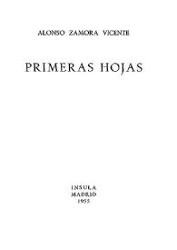 Primeras hojas