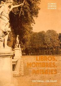 Libros, hombres, paisajes