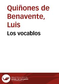 Los vocablos