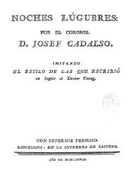 Noches lúgubres [1798]