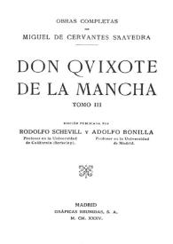 Don Qvixote [sic] de la Mancha. Segunda parte