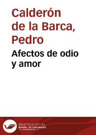 Afectos de odio y amor