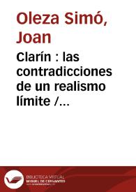 Clarín : las contradicciones de un realismo límite