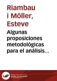 Algunas proposiciones metodológicas para el análisis histórico del cine español (a propósito de la producción catalana de los años sesenta)