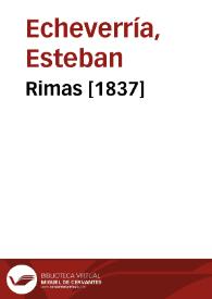 Rimas [1837]