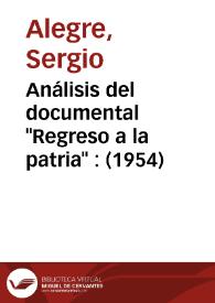 Análisis del documental 