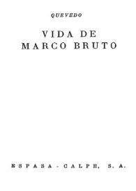 Vida de Marco Bruto