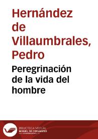 Peregrinación de la vida del hombre