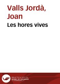 Les hores vives