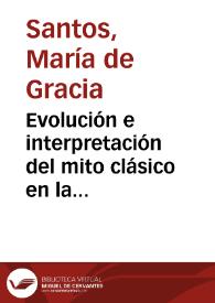 Evolución e interpretación del mito clásico en la comedia 