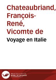 Voyage en Italie