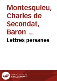 Lettres persanes