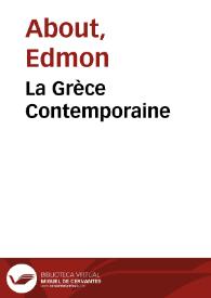 La Grèce Contemporaine