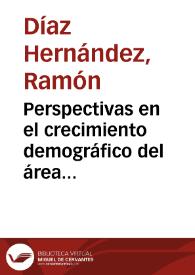 Perspectivas en el crecimiento demográfico del área metropolitana de Las Palmas de Gran Canaria