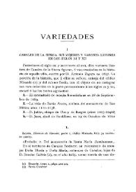 Canales de la Sierra. Sus mujeres y varones ilustres en los siglos XI y XII