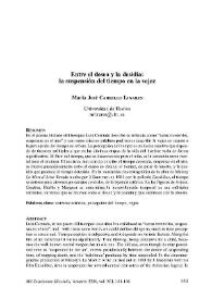 Entre el deseo y la desidia: la suspensión del tiempo en la vejez