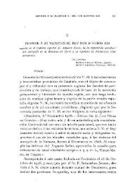 Informe a Su Majestad el rey don Alfonso XIII acerca del capitán español D. Antonio Costa, de la expedición auxiliar del Marqués de la Romana al Norte y su sepulcro en Fredericia (Dinamarca]